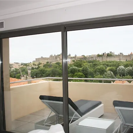 Les Du Saint Nazaire, Vue Panoramique Sur La Cite Medievale - Les Balcons De La Cite Carcassone